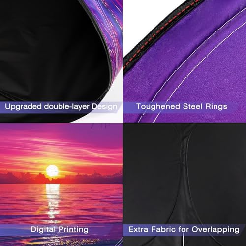 Windshield Sun Shade, Car Sun Shade Windshield - Image 4