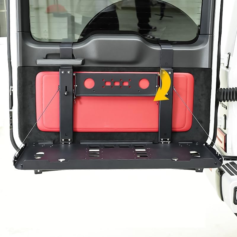for Mercedes Benz G Class G500 G63 G350 2019-2024 Tailgate Foldable Table Rear - Image 4