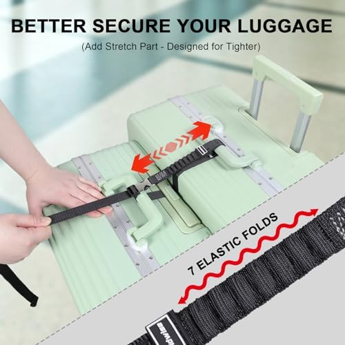 Luggage Straps, Stretchable Luggage Connector Straps - Image 2