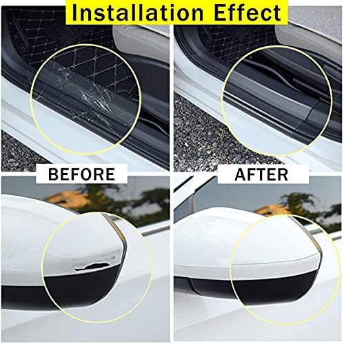 QBUC Car Door Edge Guard Clear Universal Door Sill Protector Car Door Trim Edge - Image 2