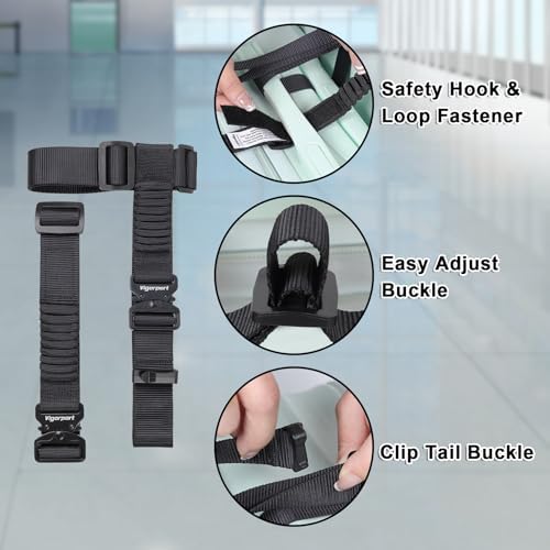 Vigorport Luggage Straps, Metal Luggage Connector Straps - Image 3