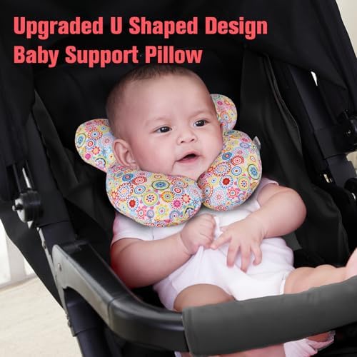 KAKIBLIN Baby Neck Pillow, Upgraded Baby Support Pillow, Baby Neck Support - Image 3