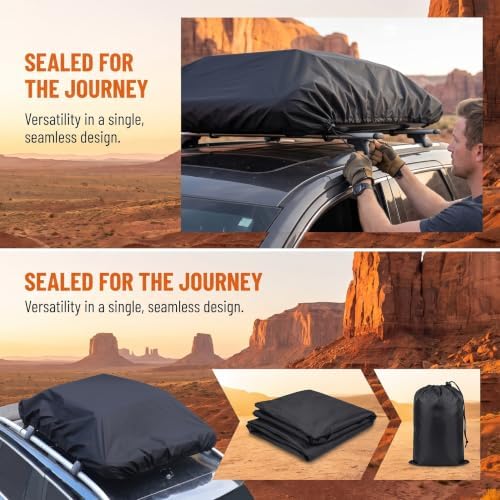 1 PCS Carrier Cover, 74.8"x57" Silver Coated Waterproof Sun Protective Roof - Image 4