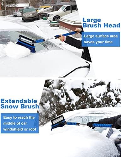 anngrowy 42" Ice Scraper Snow Brush - Image 2