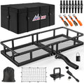 Nilight 60" x 20"x 7.87" Folding Carrier Fits 2-Inch Receiver 500 Lbs Capacity by Nilight