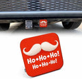 Tow Hitch Covers Christmas Santa, Funny Christmas Santa Mustache Laugh Auto 2 by Beabes