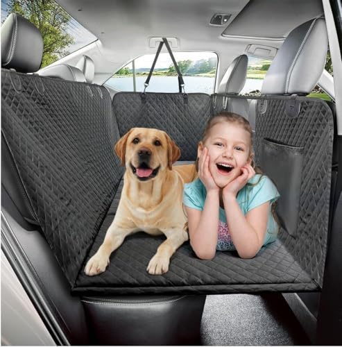 Vailge Dog Car Seat Cover for Trucks, Large Back Seat Extender for Dogs by VAILGE