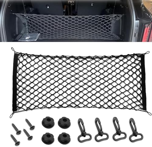 Car Cargo Net, Car Trunk Net Stretchable, Dual-Layer Nylon Trunk Storage Mesh by Unknown