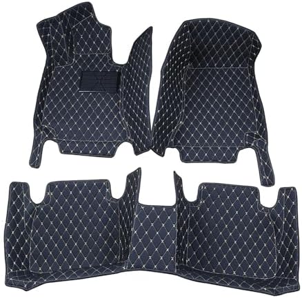 Floor Mats Compatible with Tesla Model Y L 1st & 2nd Row Car Rug Set Custom Fit by ZYCHUANGYING