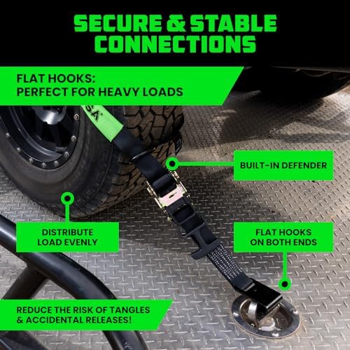 Rhino USA Car Hauler Tie Down Straps - Image 3