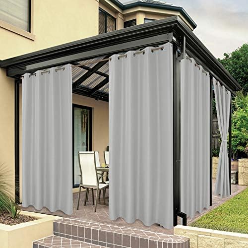 BONZER Outdoor Curtains for Patio Water Resistant Heavy Privacy by Bonzer