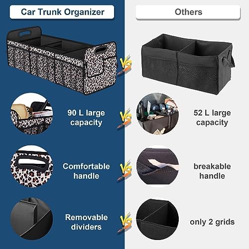 Femuar Collapsible Trunk Organizer - 90L Large Capacity - Image 2