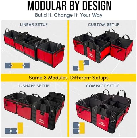 Extra Large Modular Car Trunk Organizer System - Image 2