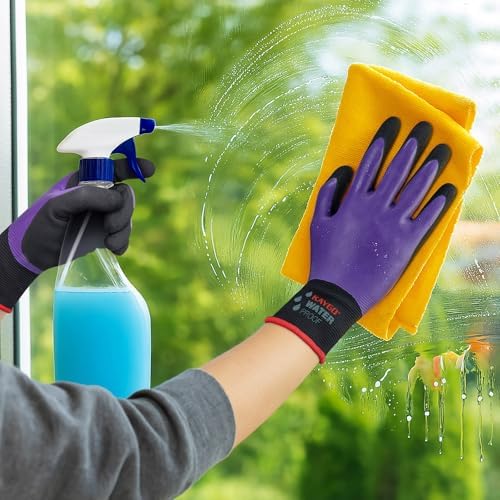 KAYGO Waterproof Work Gloves, Non-Slip Double Latex Coated - Image 5