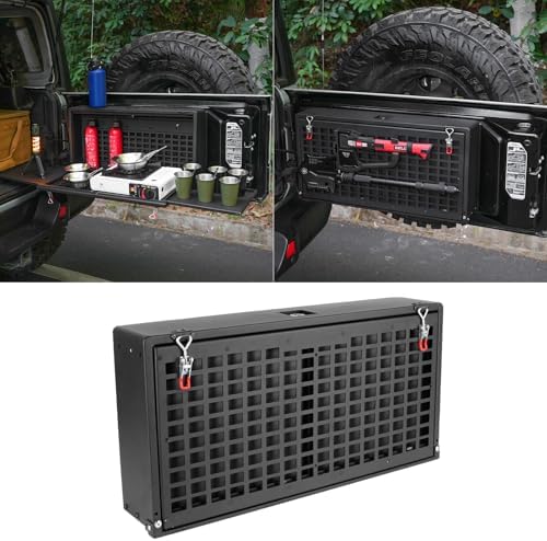 Tailgate Table Rear Foldable Cargo Shelf Tailgate Table Storage Lock Box MOLLE by EOIS