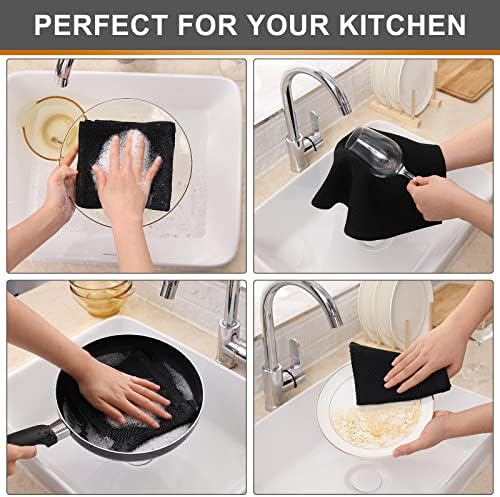 Kitinjoy 100% Cotton Waffle 6-Pack Kitchen Towels - Image 4