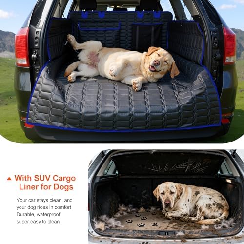 Reliadura SUV Cargo Liner for Dogs, Waterproof Pet Trunk Cover - Image 6