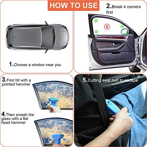 THINKWORK 3-in-1 Car Safety Hammer Gift - Image 4