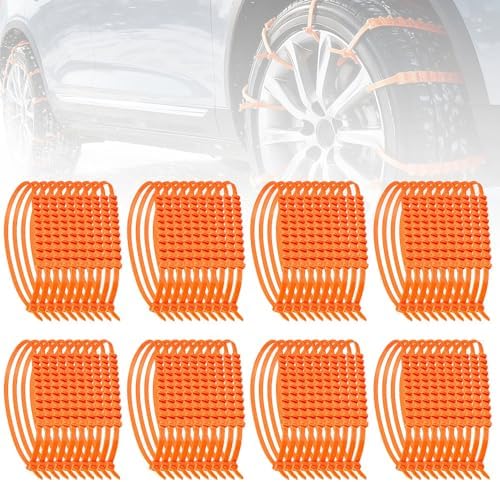 Universal Anti-Skid Snow Tire Chains, 2026 Upgrade Emergency Traction Cables by Unknown