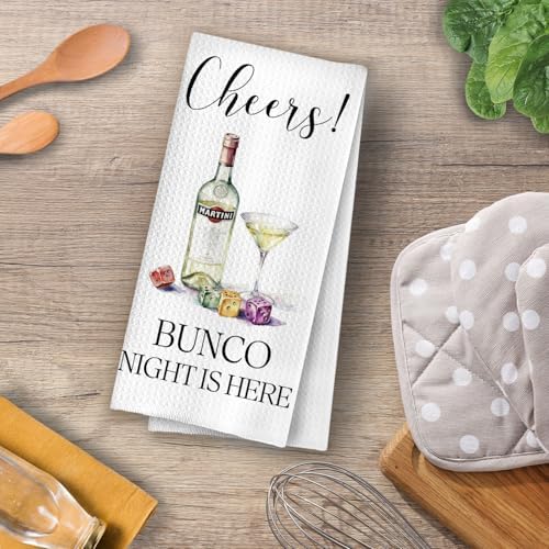 Bunco Martini Kitchen Towel - Image 4