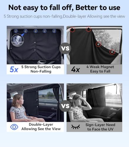 2026 Upgraded Dual-Layer Auto Car Window Shades - Image 5