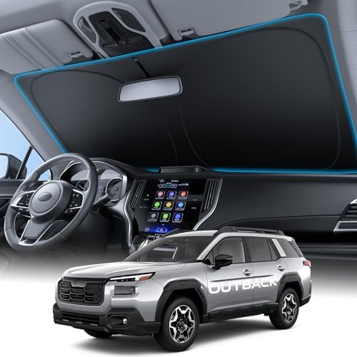 Wigoo for Subaru Outback Windshield Sunshade, Custom Fit, Keeps Car Cool by wigoo