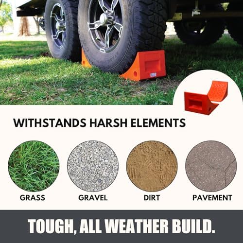 SECURITYMAN 4 Pack Wheel Chocks - Image 6