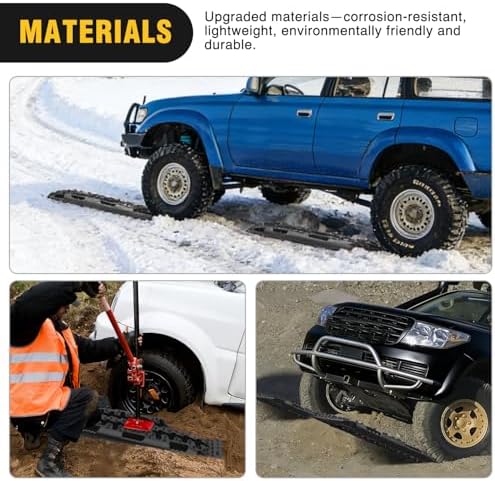 Nilight Off Road Traction Boards 4x4 Truck Recovery Tracks Mats Gear 2PCS - Image 6
