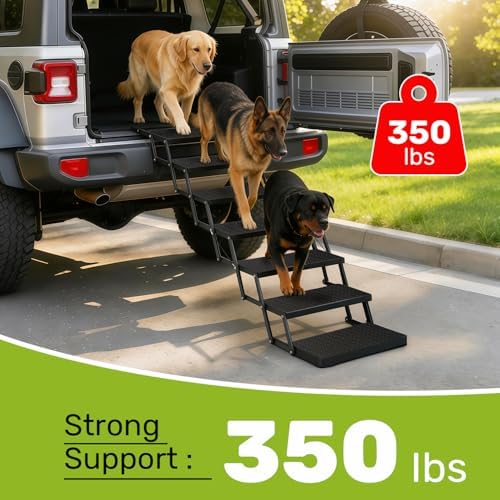 Foldable Dog Steps for Large Truck - Image 7