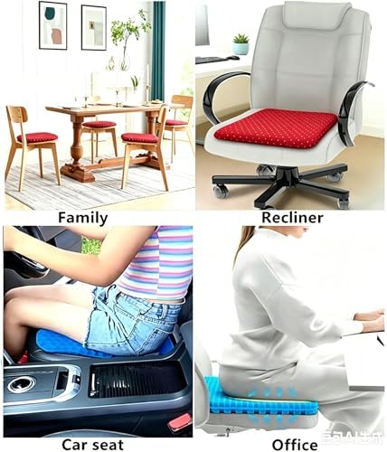 Gel Seat Cushion, Cool & Breathable 16inX13.7inX1in，ZD-Hong - Image 7