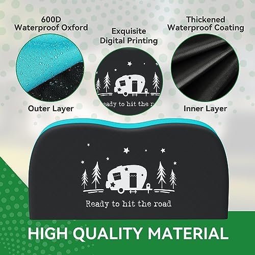 RV Tire Covers, Dual Axle Tire Covers 2 Pack, Fit 30"-33" Dia Tire - Image 4