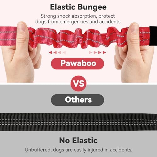 Pawaboo 2Pack Dog Car Seatbelt, 3-in-1 Dog Tether - Image 5