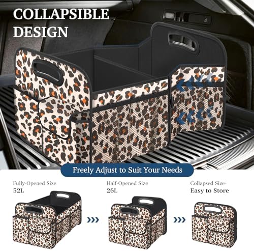 Femuar Car Trunk Organizer, Trunk Storage Organizer - Image 4