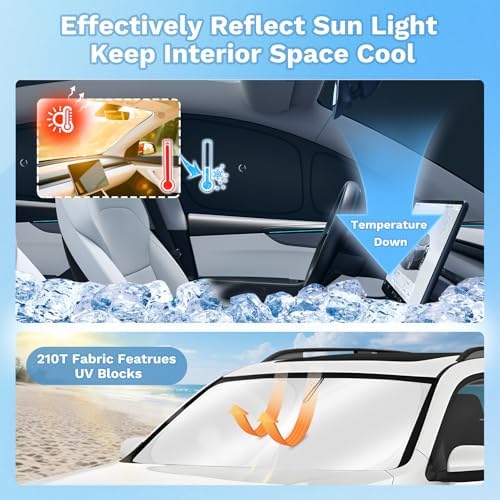 KUST Car Window Shades for 2025 2026 New Tesla Model Y Juniper Accessories - Image 3