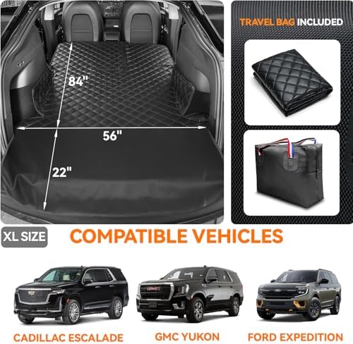 Heavy-Duty Leather SUV Cargo Liner - Image 4