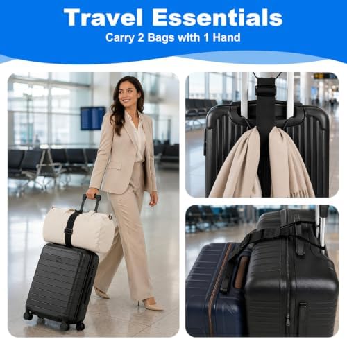 Luggage Straps for Suitcases, 2 Pack - Image 2