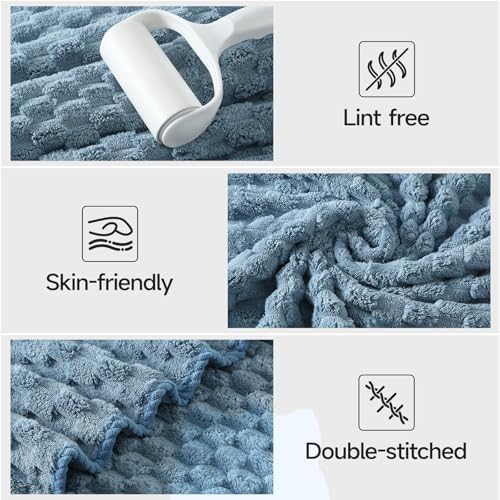 REDKISS Blue Microfiber Towels Set 6 Pack - Image 5