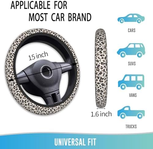 Steering Wheel Cover 15 Inch Breathable Anti Slip - Image 4