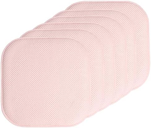 Sweet Home Collection Chair Cushion Memory Foam Pads Honeycomb Pattern Slip Non by SweetHomeCollection