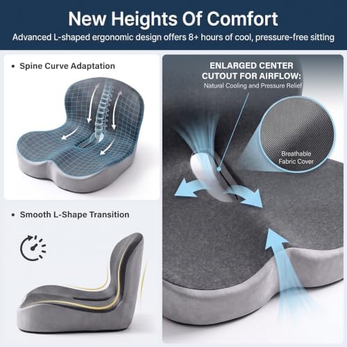 CHANCEE X-Large Ergonomic Seat Cushion - Image 5