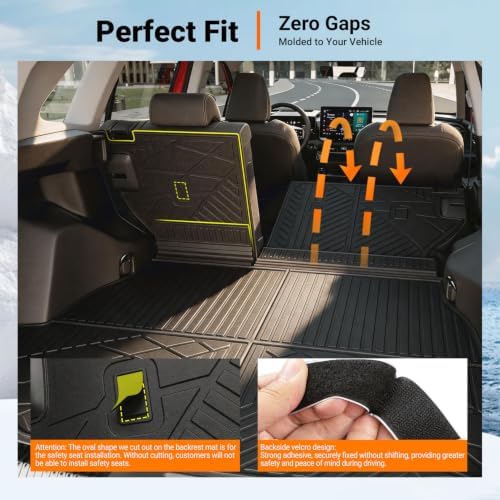 powoq Cargo Mat Backrest Mats Compatible - Image 2
