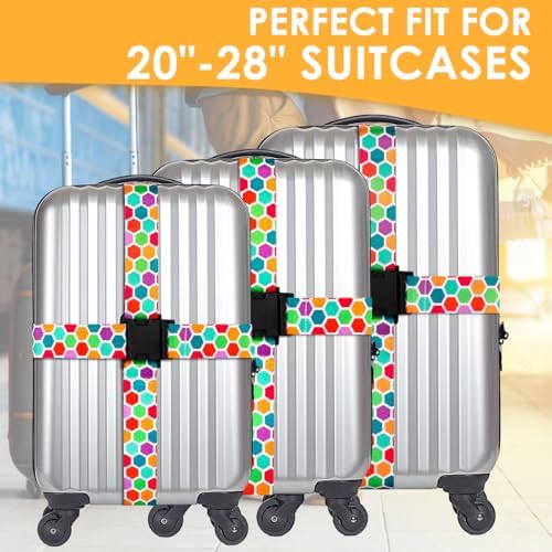 Gutsdoor Adjustable Travel Luggage Strap Suitcase Belt Travel Bag Accessories - Image 3