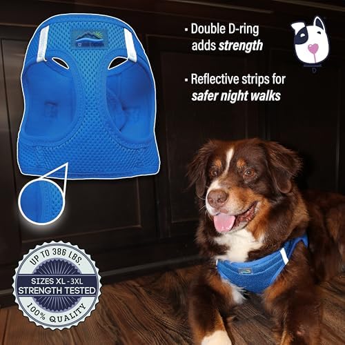 DOGGIE DESIGN American River Solid Ultra Choke-Free Dog Harness - Image 4