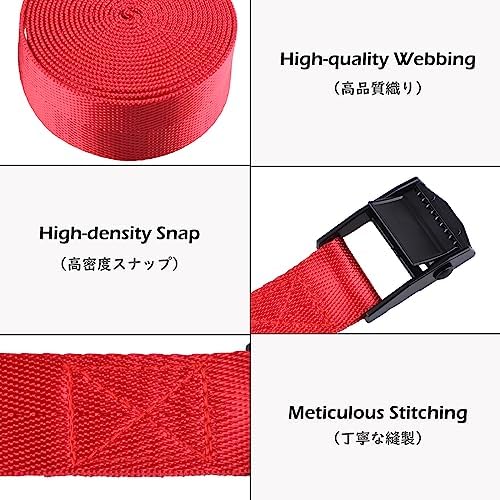 TRIWONDER Tie Down Straps Lashing Straps - Image 3