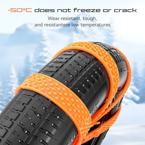BBTO 20 Pcs TPU Snow Tire Chains Emergency Anti Skid Straps - Image 5