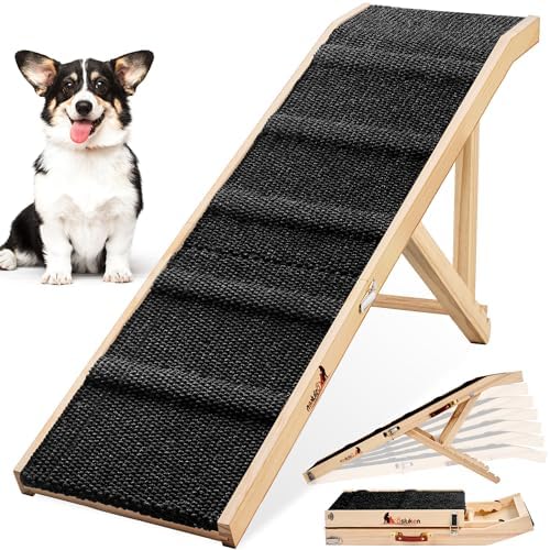 Dog Ramp for Couch, Dog Ramps for Bed, High Traction by Makeyourlifeeasier