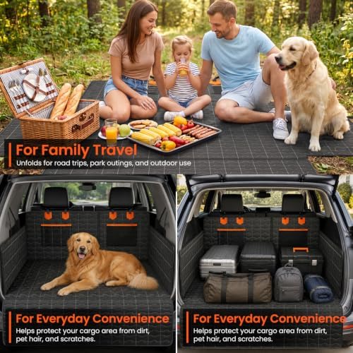 IJVAE SUV Cargo Liner for Dogs, Waterproof Dog Trunk Cover - Image 6