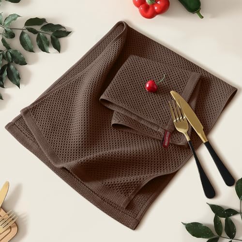 Kitinjoy 100% Cotton Waffle 4-Pack Kitchen Towels - Image 2