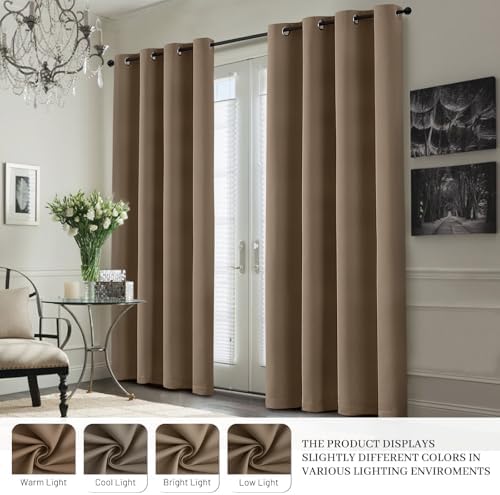 Yakamok Khaki Blackout Curtains 63 Inches Long - Image 7