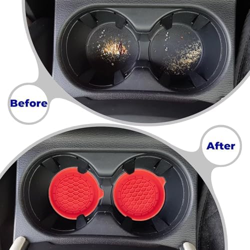 BFXM 2 PCS Car Cup Coasters, Cup Holder Coaster - Image 5